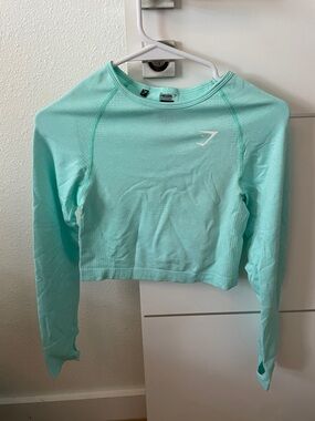 Gymshark Women’s Long-Sleeve Seamless Crop Top